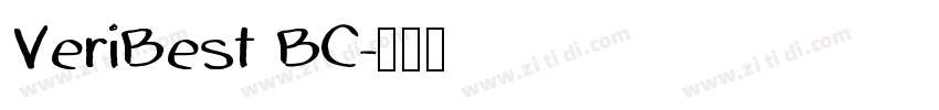 VeriBest BC字体转换